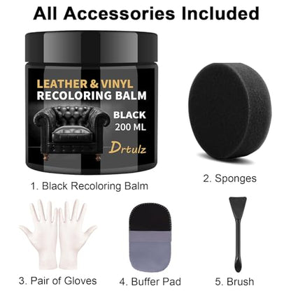 Black Leather Recoloring Balm (Black)