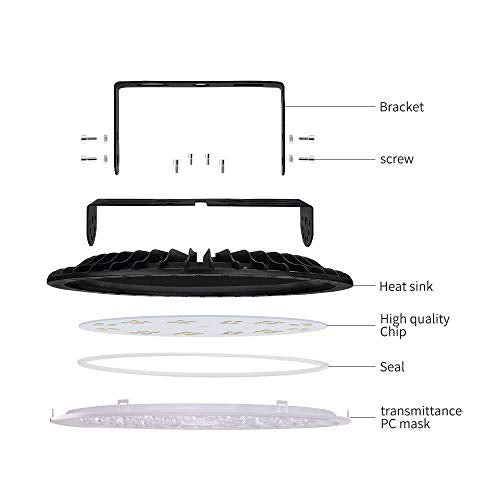 10 Pack 300W UFO LED High Bay Light