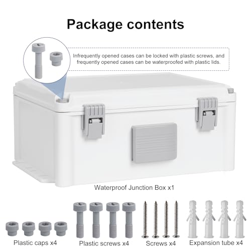 Outdoor Electrical Junction Box (12.6"H x 9.4"L x 5.7"W & Standard)