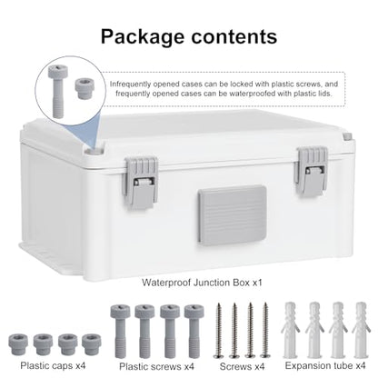 Outdoor Electrical Junction Box (12.6"H x 9.4"L x 5.7"W & Standard)