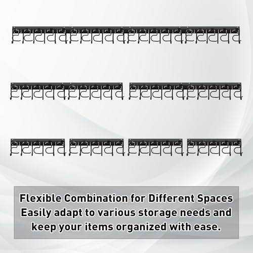 Metal Garage Tool Organizer Wall Mount (4 Pack)
