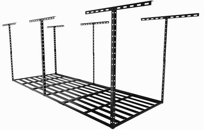 3x8 Overhead Garage Storage Rack Organization (Hammertone Black / 3*8 FT - 1 Pc)