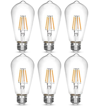 LED Edison Bulb 4W (Warm White / Pack of 6)