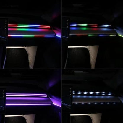 Acrylic Interior Car LED Strip Light APP Control (18 in 1)
