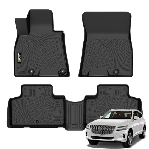 Floor Mats for Genesis GV80 5 Seats 2021 (36 For GV80 2021-2026)