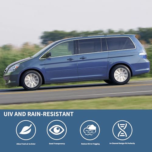 Window Visors Rain Guards Fit for Honda Odyssey 2005 (For 2005-2010 Honda Odyssey)