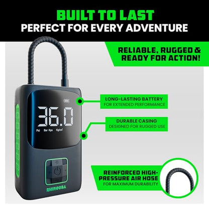 Portable Tire Inflator (Black)