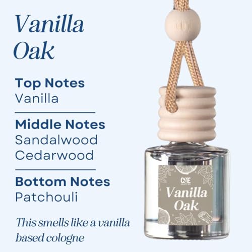 CANDECraftCo 2 Pack Hanging Car Air Freshener Diffuser for Essential Oils