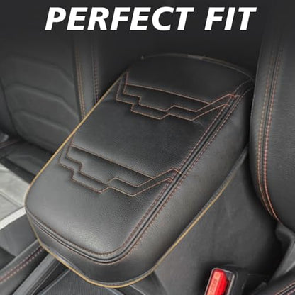 Armrest Cover for Frontier 2022 (7) 22+ |Frontier| V2 Organge Stitch, Regular)