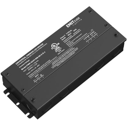96W 24V 5-in-1 Dimmable LED Driver,AC 110-277V to DC Power Supply (24V 96W)