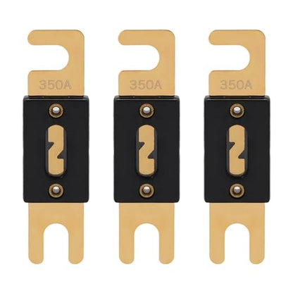 350A ANL Fuse 350 Amp Inline Blade Fuses 32V for Car Audio Inverter Automotive Stereo (350A)