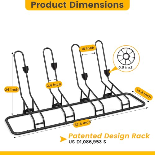 4 Floor Bike Rack (4 Bike Rack)