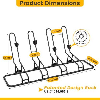 4 Floor Bike Rack (4 Bike Rack)