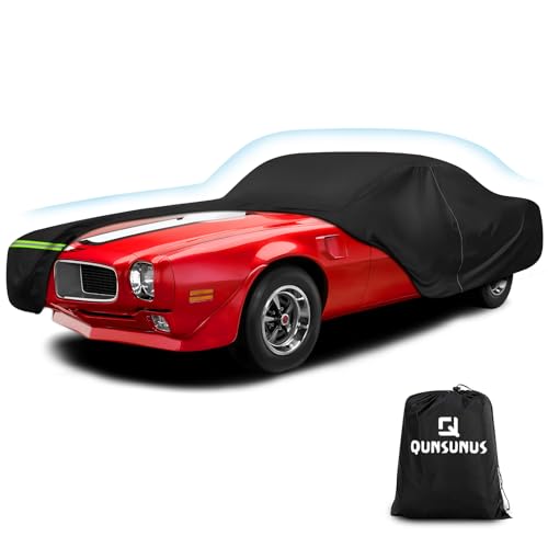 QUNSUNUS Car Cover for Pontiac Firebird and Trans Am 1967 (for Pontiac Firebird/Trans Am)