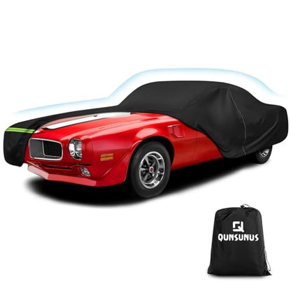 QUNSUNUS Car Cover for Pontiac Firebird and Trans Am 1967 (for Pontiac Firebird/Trans Am)