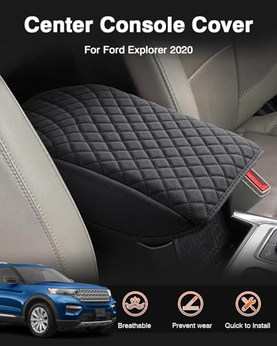 Custom for Center Console Cover Ford Explorer 2020 (Size for Ford Explorer 2020-2026)