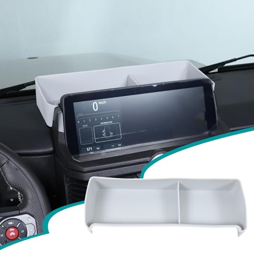 Car Center Console Dash Storage Box Compatible with Ineos Grenadier 2020 (Gray)