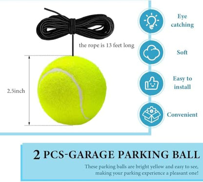 2PC Garage Parking Assistance Tennis Balls (Basketball)