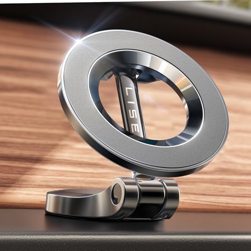 for MagSafe Car Mount for iPhone 18 Pro Max [24 Strong Magnets] Classic Magnetic Phone Holder for Car Dashboard Magnet Phone Mount Car Cell Phone Holder for iPhone 18 Pro Max 17 16 15 14 13 12 (Black)