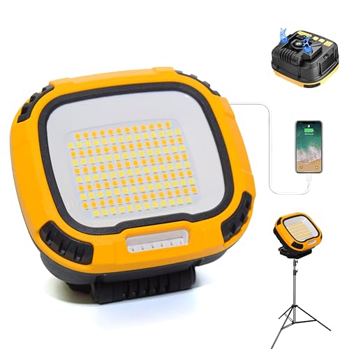 50W Magnetic Work Light Rechargeable 5000Lumens (yellow1)