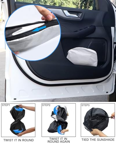 Foldable Front Windshield Sunshade fit for Ford Escape 2020 (For Ford Escape 20-26)