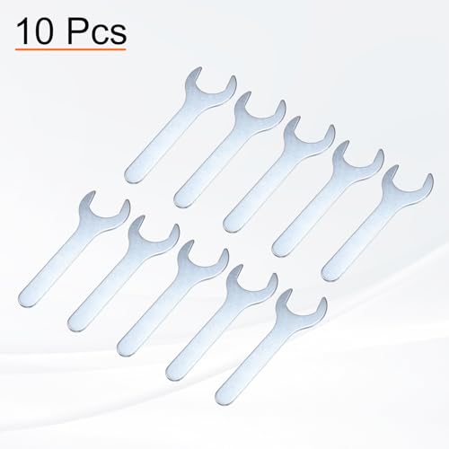 10pcs Small Wrench Open End Wrench 28x135x2.8mm Metric U (28x135x2.8mm)