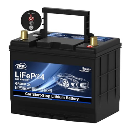 GROUP24 12V 60AH Car Battery High (Group24 Buttons)