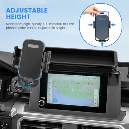 Car Phone Holder Compatible with Toyota Tacoma 2024 2025 Accessories 8 (2024 2025 Tacoma 8inch)