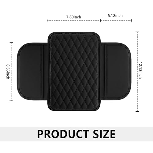 Upgraded Car Center Console Cover (Black)
