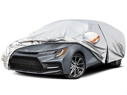 6 Layers Waterproof Car Cover for Toyota Corolla Sedan 2000 (LM-Silver / 88. Custom Fit Toyota Corolla Sedan)