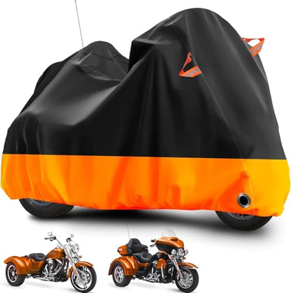 Trike Cover Heavy Duty Waterproof 3 Wheel Motorcycle Cover (Trike)