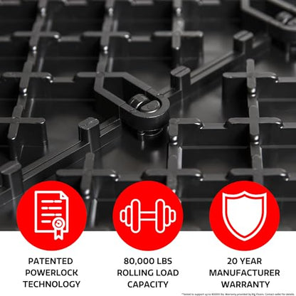 SnapLock RaceDeck Diamond 12"x12" Interlocking Garage Tiles (48 Pack / Beige)