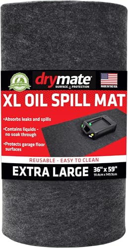 XL Oil Spill Mat (36" x 59" (1-Pack) / Charcoal)