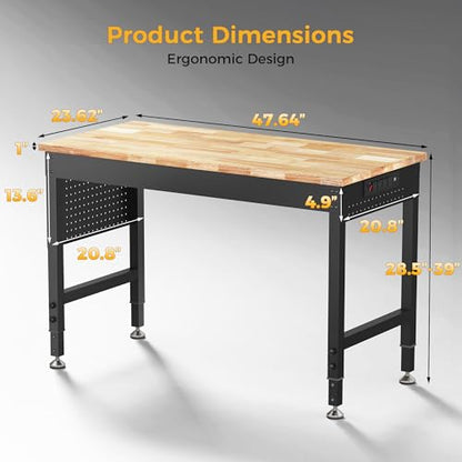 48" Adjustable Workbench (48*24 Inch)