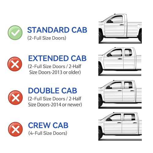 Window Visors Rain Guards for 1980 (1980-1996 f150 standard)