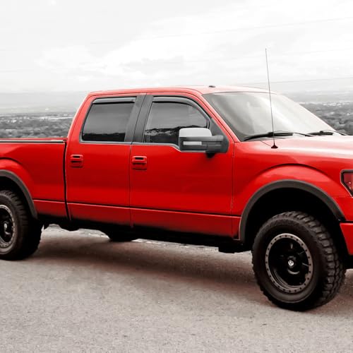 in Channel Extra Durable Rain Guards for Ford F150 2009 (2011-2014 Ford F150 SVT Raptor)