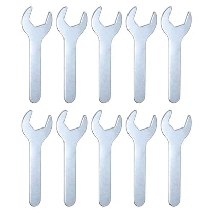 10pcs Small Wrench Open End Wrench 23x126x2.8mm Metric U (23x126x2.8mm)