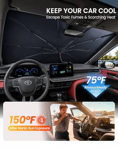 Windshield Sun Shade Umbrella (Toyota camry 2000-2026)