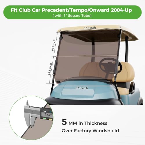 Golf Cart Windshield for Club Car Precedent (Tinted)
