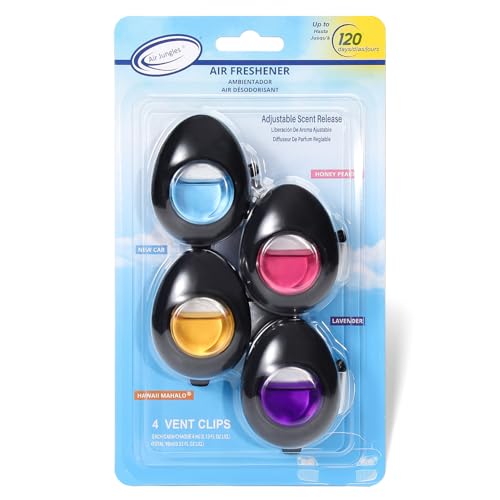 Car Air Freshener Vent Clip 4 Ct (4 Count (Pack of 1))