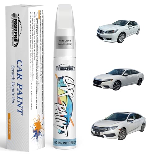 NH 788P White Orchid Pearl Car Touch Up Paint for Honda (For honda / NH-788P White Orchid Pear for lAccord/Civic/Clarity/Fit/HR-V/Insight)