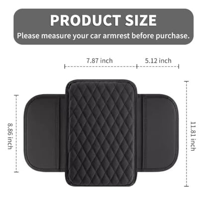 Upgraded Center Console Cover Fit for Hyundai IONIQ 01 (Fit for Hyundai IONIQ / #001 Black)