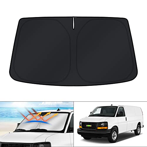 Windshield Sun Shade for 1996 (FOR | GMC Savana 1996-2024)