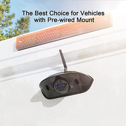 HD 1080P 7" Wireless Backup Camera System for Furrion Pre (7" 1-Cam)
