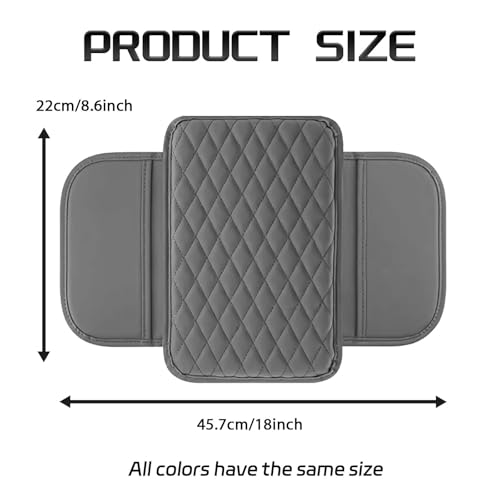 Car Center Console Cover (Gray)
