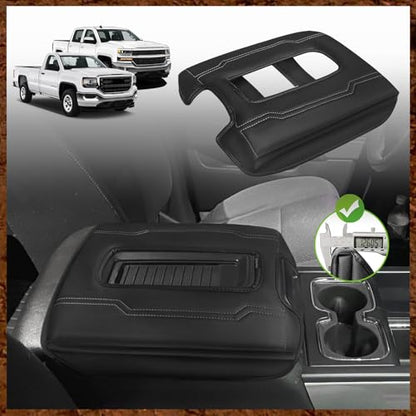 Armrest Cover for Silverado (1) 14-18 |Silverado & Sierra| Bucket Seat, +Thick)