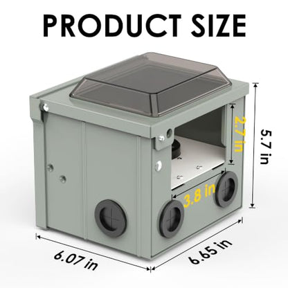 50 Amp & 20 Amp RV Power Outlet Box (50A)