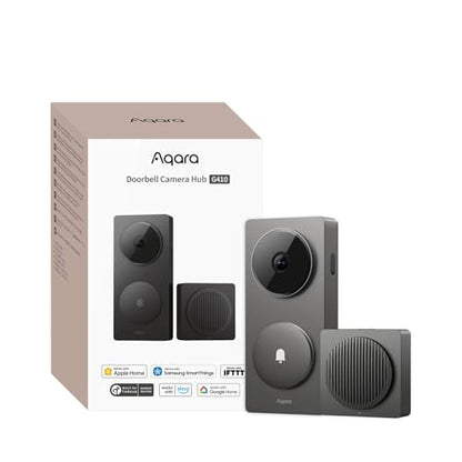 Smart Doorbell Camera G410 with Chime (Gray)