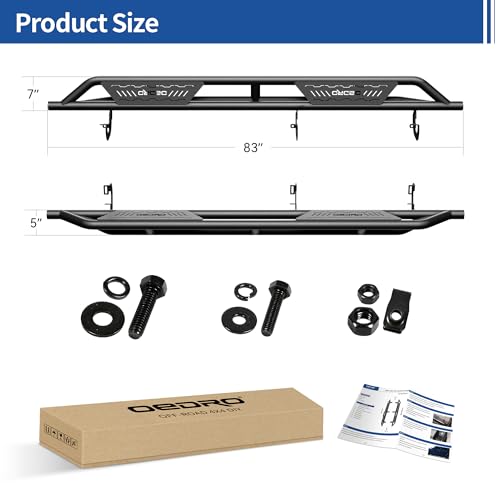 Running Boards Compatible with 2019 (Armored Pedal)