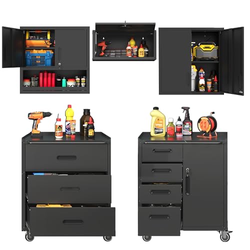 Garage Storage Cabinet System (Black)